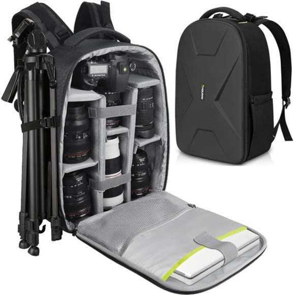 Large Camera Backpack Compatible with Canon Nikon Photographers Camera Bag